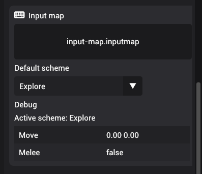 Input map debug